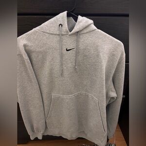 GREY NIKE HOODIE ( size x-small )